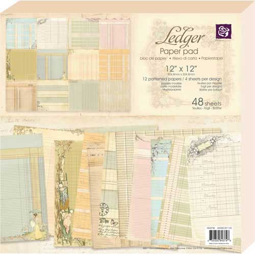 Ledger Paper Pad 12"X12" 48 Sheets #1 Ledger Paper Pad 12"X12" 48 Sheets #1